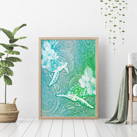 Couple Sea Turtle One Love One Heart Canvas Wall Art LT05 - Polynesian Pride