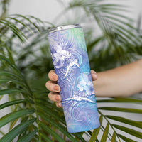 Couple Blue Sea Turtle Heart Love Skinny Tumbler LT05