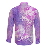 Couple Sea Turtle Love Give Us A Fairytale Family Matching Short Sleeve Bodycon Dress and Hawaiian Shirt LT05 - Polynesian Pride