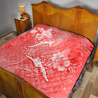 Polynesia Sea Turtle Couple Quilt Happy Valentine Day Red LT05 - Polynesian Pride