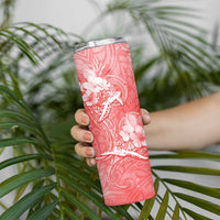 Polynesia Sea Turtle Couple Skinny Tumbler Happy Valentine Day Red LT05