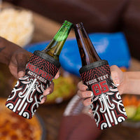 Custom Aotearoa Ngapuhi 4 in 1 Can Cooler Tumbler Maori Tribal Pattern Mix Poutama LT05 - Polynesian Pride