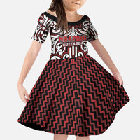 Custom Aotearoa Ngapuhi Family Matching Long Sleeve Bodycon Dress and Hawaiian Shirt Maori Tribal Pattern Mix Poutama