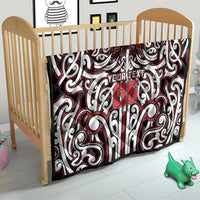 Custom Aotearoa Ngapuhi Quilt Maori Tribal Pattern Mix Poutama