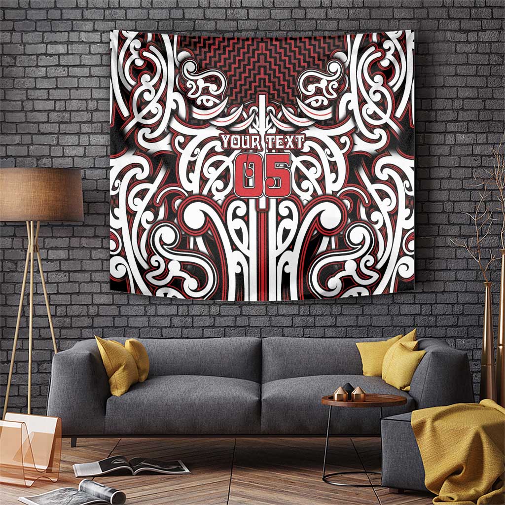 Custom Aotearoa Ngapuhi Tapestry Maori Tribal Pattern Mix Poutama