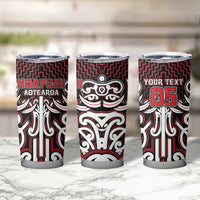 Custom Aotearoa Ngapuhi Tumbler Cup Maori Tribal Pattern Mix Poutama LT05 - Polynesian Pride