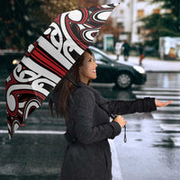Custom Aotearoa Ngapuhi Umbrella Maori Tribal Pattern Mix Poutama