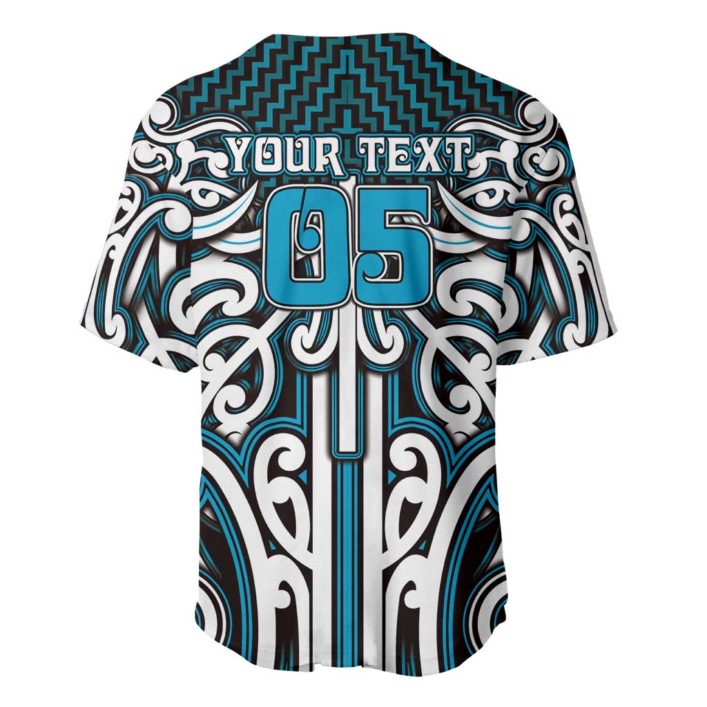 Custom Aotearoa Ngati Porou Baseball Jersey Maori Tribal Pattern Mix Poutama LT05 - Polynesian Pride