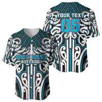 Custom Aotearoa Ngati Porou Baseball Jersey Maori Tribal Pattern Mix Poutama LT05 - Polynesian Pride