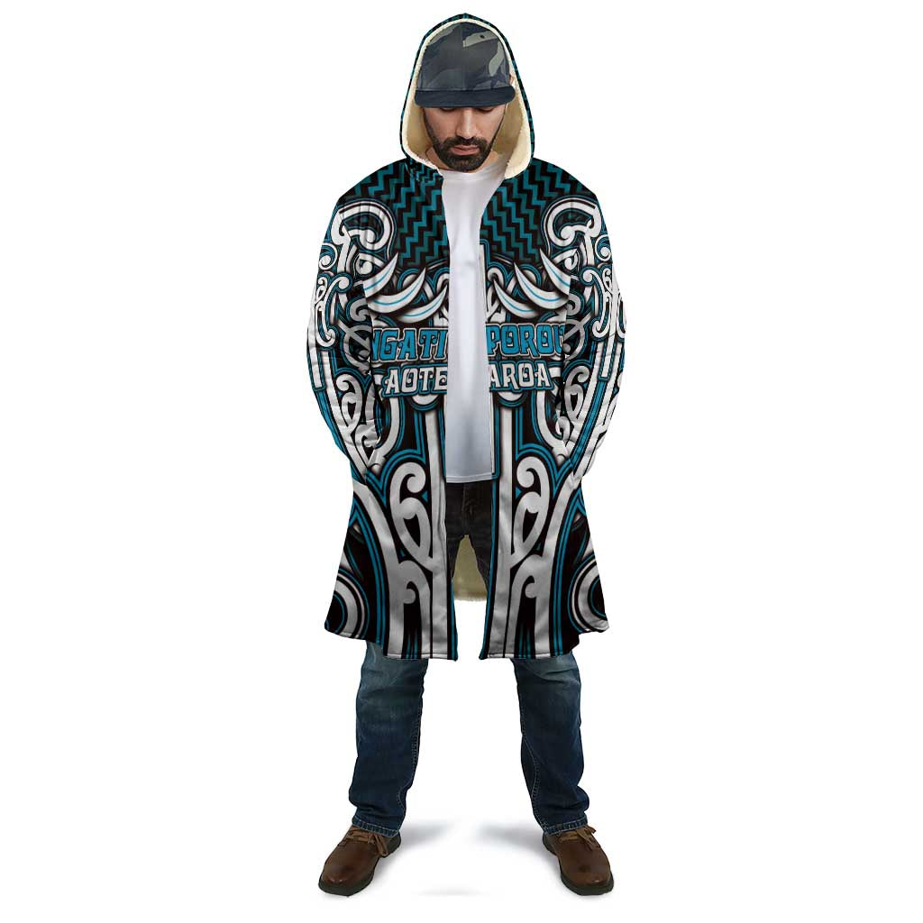 Custom Aotearoa Ngati Porou Cloak Maori Tribal Pattern Mix Poutama