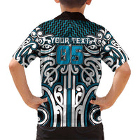 Custom Aotearoa Ngati Porou Family Matching Mermaid Dress and Hawaiian Shirt Maori Tribal Pattern Mix Poutama