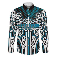 Custom Aotearoa Ngati Porou Family Matching Summer Maxi Dress and Hawaiian Shirt Maori Tribal Pattern Mix Poutama