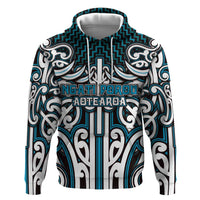 Custom Aotearoa Ngati Porou Hoodie Maori Tribal Pattern Mix Poutama