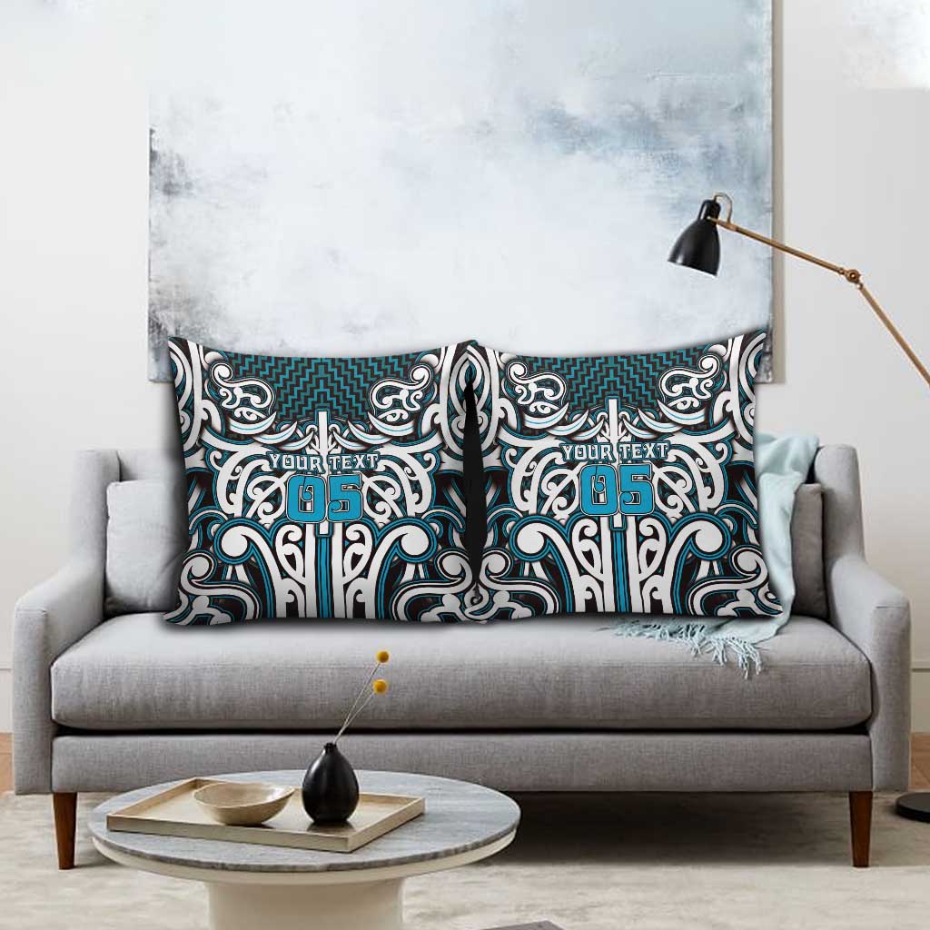 Custom Aotearoa Ngati Porou Pillow Cover Maori Tribal Pattern Mix Poutama LT05 - Polynesian Pride