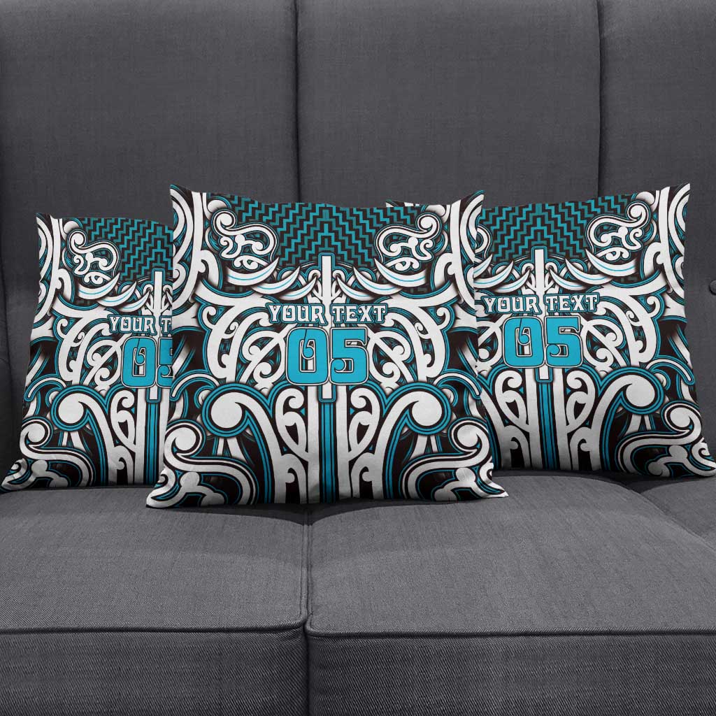 Custom Aotearoa Ngati Porou Pillow Cover Maori Tribal Pattern Mix Poutama LT05 - Polynesian Pride