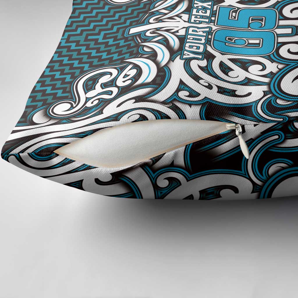 Custom Aotearoa Ngati Porou Pillow Cover Maori Tribal Pattern Mix Poutama LT05 - Polynesian Pride