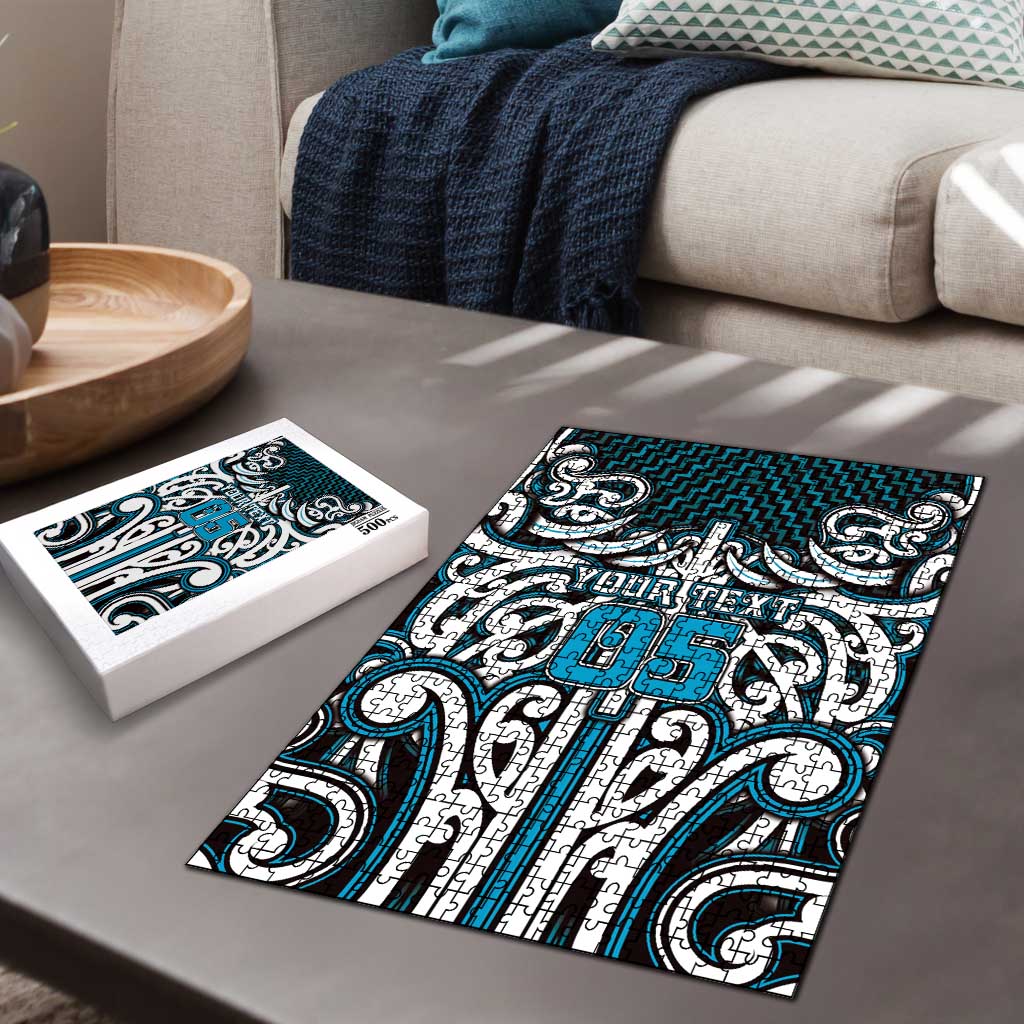 Custom Aotearoa Ngati Porou Puzzle Maori Tribal Pattern Mix Poutama