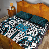 Custom Aotearoa Ngati Porou Quilt Bed Set Maori Tribal Pattern Mix Poutama