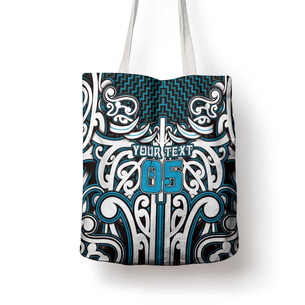 Custom Aotearoa Ngati Porou Tote Bag Maori Tribal Pattern Mix Poutama