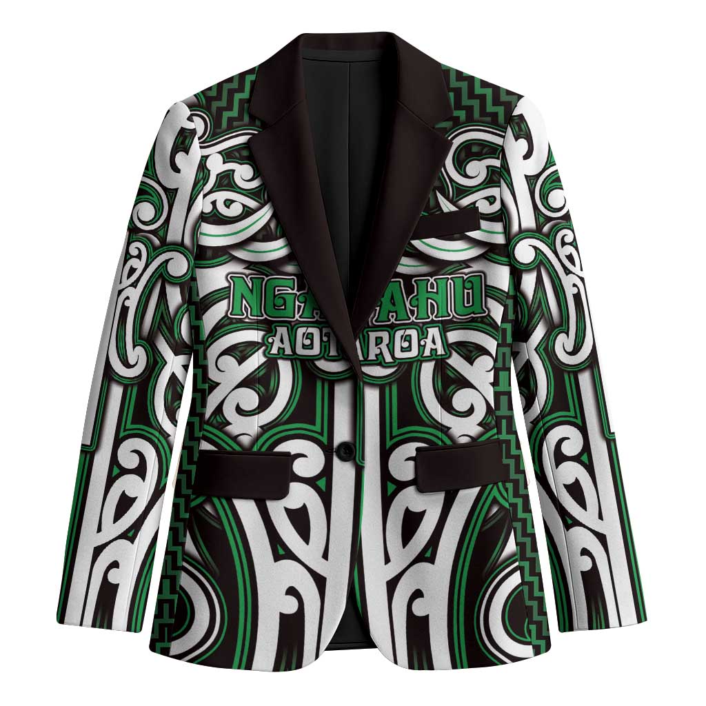 Custom Aotearoa Ngai Tahu Blazer Maori Tribal Pattern Mix Poutama
