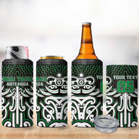 Custom Aotearoa Ngai Tahu 4 in 1 Can Cooler Tumbler Maori Tribal Pattern Mix Poutama LT05 - Polynesian Pride