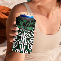 Custom Aotearoa Ngai Tahu 4 in 1 Can Cooler Tumbler Maori Tribal Pattern Mix Poutama LT05 - Polynesian Pride