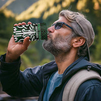 Custom Aotearoa Ngai Tahu 4 in 1 Can Cooler Tumbler Maori Tribal Pattern Mix Poutama LT05 - Polynesian Pride
