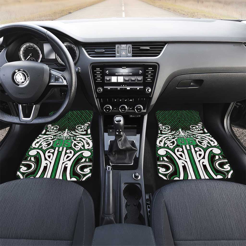 Custom Aotearoa Ngai Tahu Car Mats Maori Tribal Pattern Mix Poutama