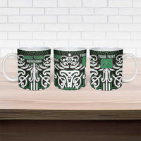 Custom Aotearoa Ngai Tahu Ceramic Mug Maori Tribal Pattern Mix Poutama