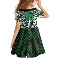 Custom Aotearoa Ngai Tahu Family Matching Off Shoulder Maxi Dress and Hawaiian Shirt Maori Tribal Pattern Mix Poutama LT05 - Polynesian Pride