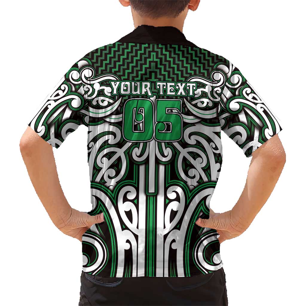 Custom Aotearoa Ngai Tahu Hawaiian Shirt Maori Tribal Pattern Mix Poutama