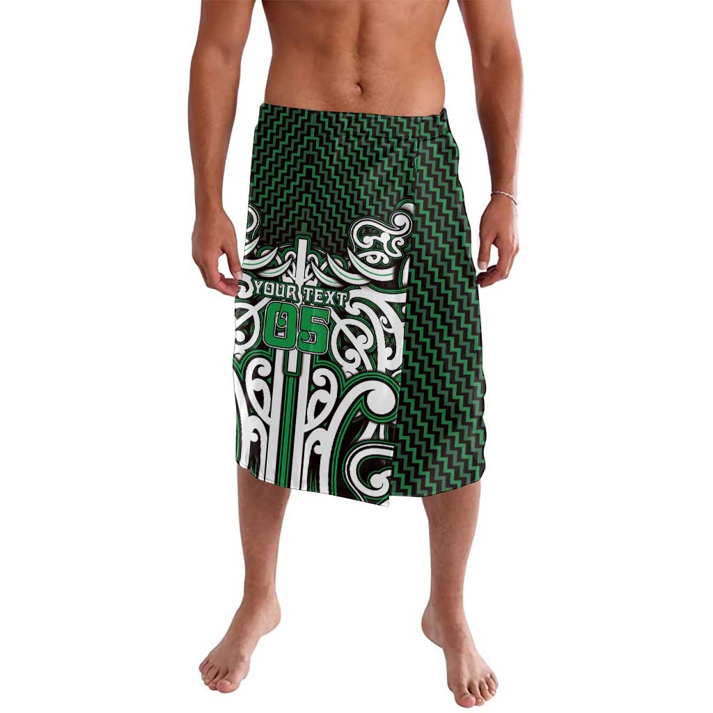 Custom Aotearoa Ngai Tahu Lavalava Maori Tribal Pattern Mix Poutama