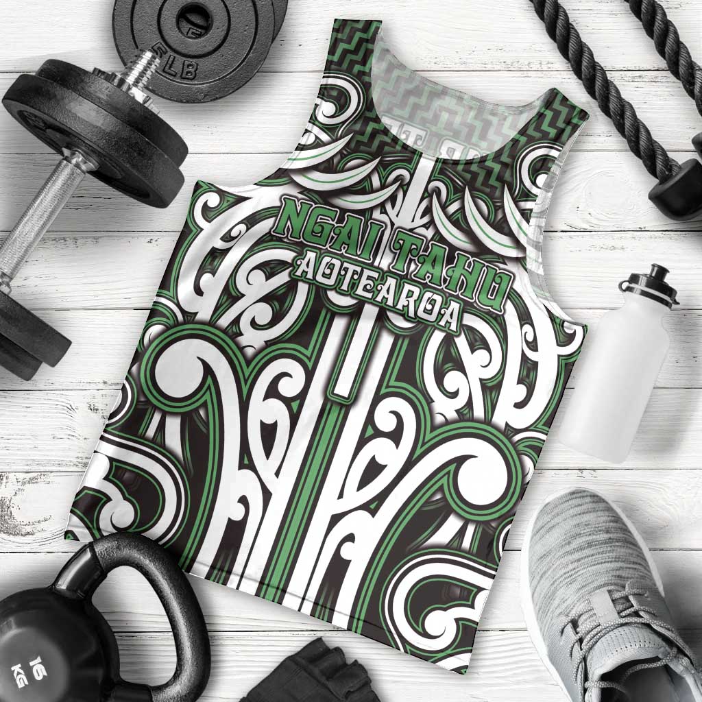 Custom Aotearoa Ngai Tahu Men Tank Top Maori Tribal Pattern Mix Poutama