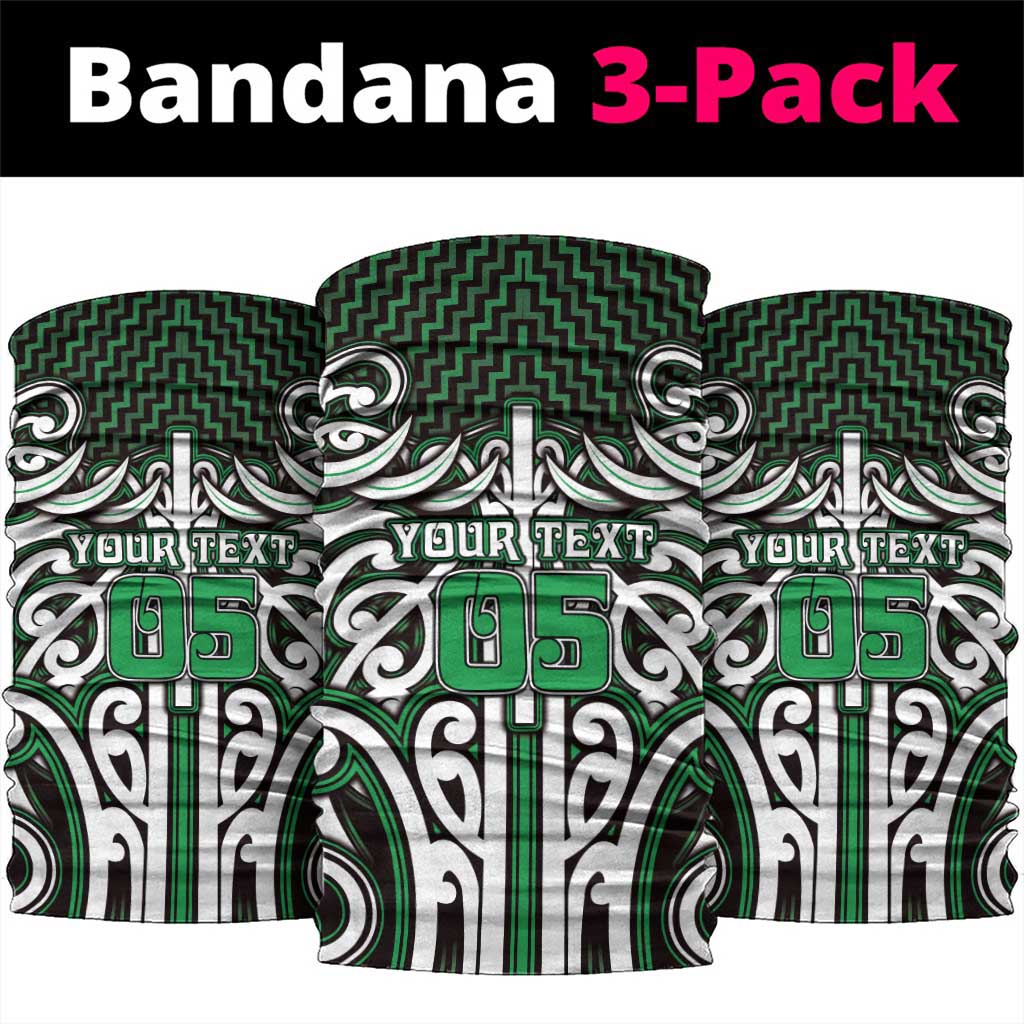 Custom Aotearoa Ngai Tahu Neck Gaiter Maori Tribal Pattern Mix Poutama