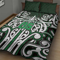 Custom Aotearoa Ngai Tahu Quilt Bed Set Maori Tribal Pattern Mix Poutama