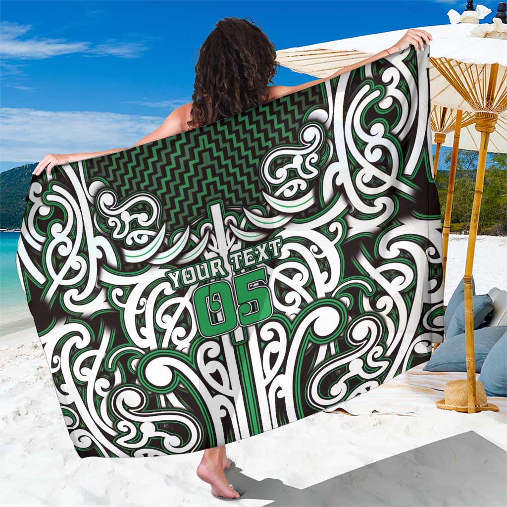 Custom Aotearoa Ngai Tahu Sarong Maori Tribal Pattern Mix Poutama
