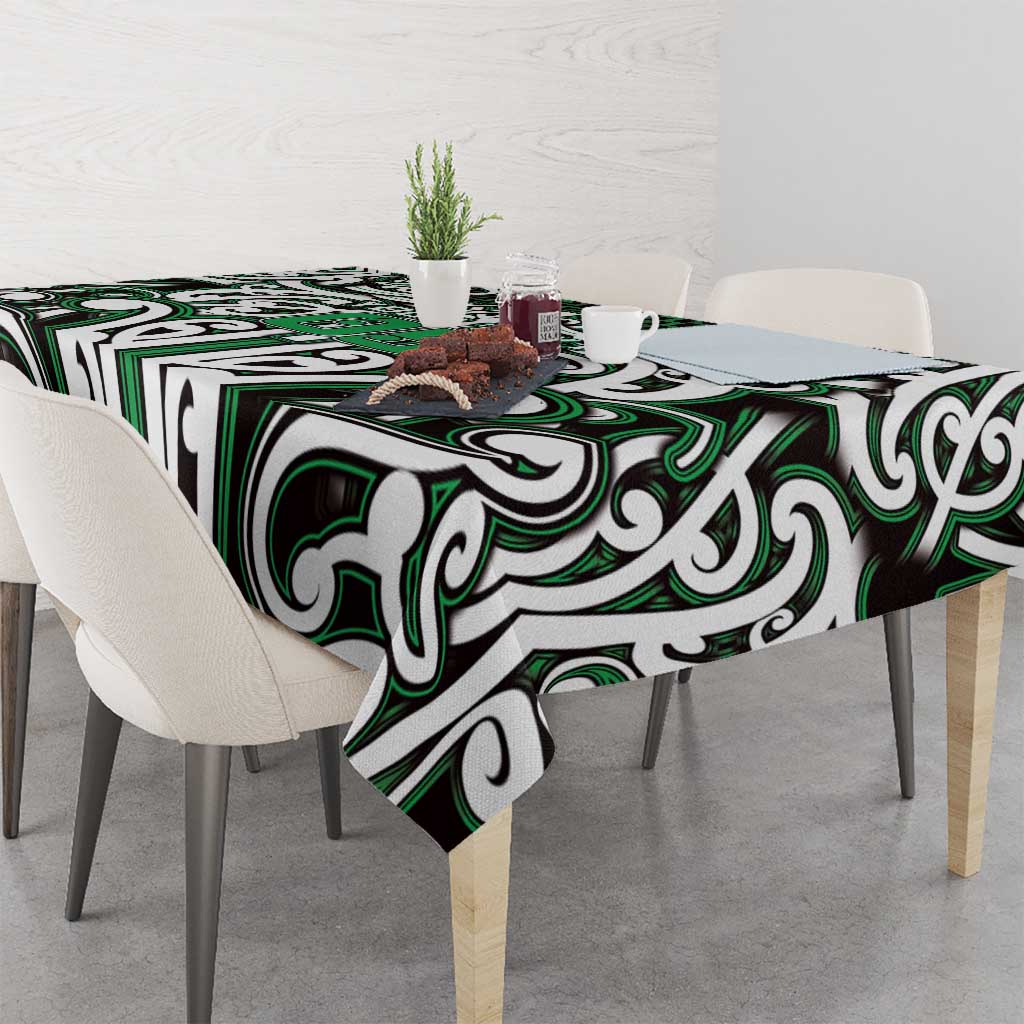 Custom Aotearoa Ngai Tahu Tablecloth Maori Tribal Pattern Mix Poutama LT05 - Polynesian Pride