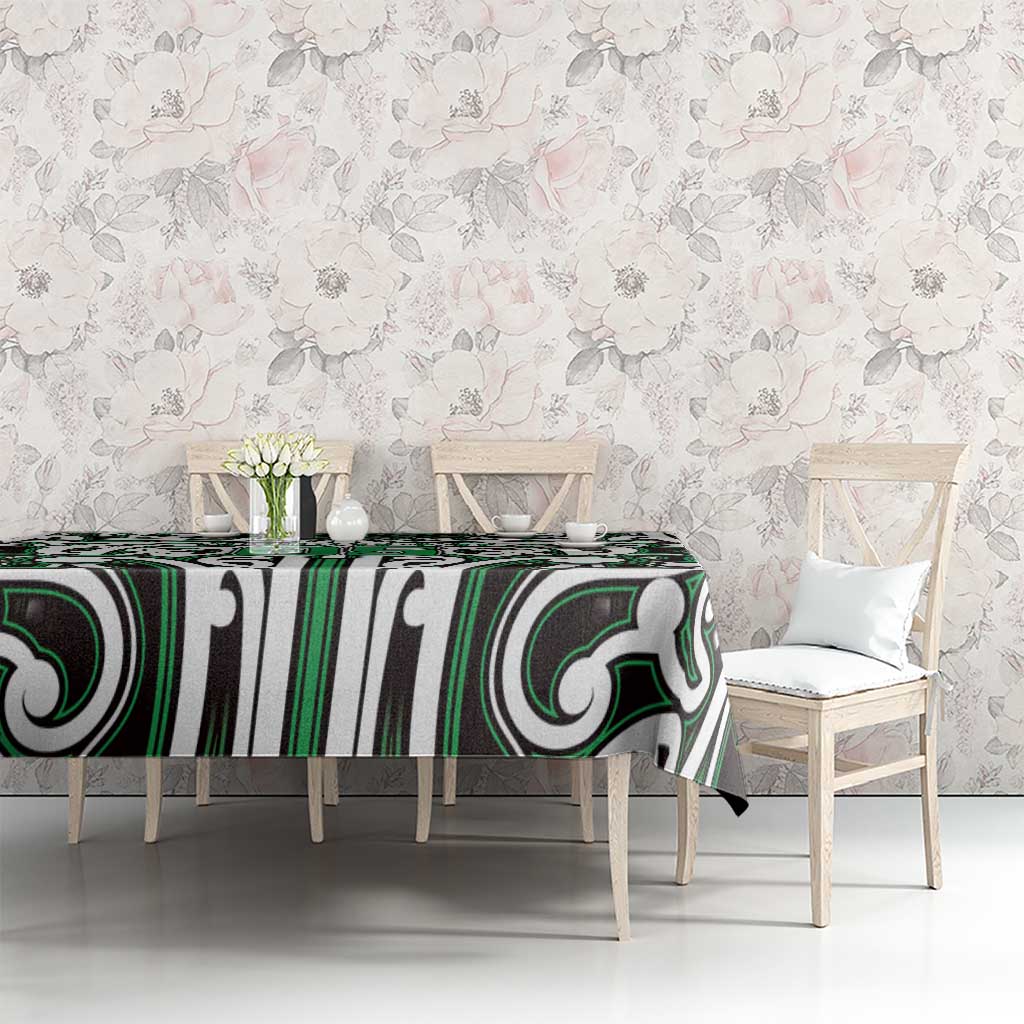 Custom Aotearoa Ngai Tahu Tablecloth Maori Tribal Pattern Mix Poutama LT05 - Polynesian Pride