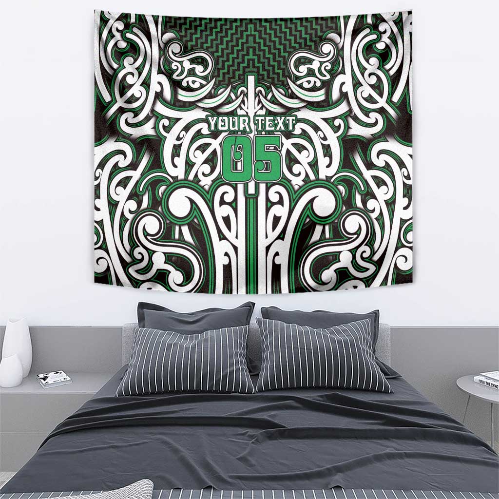 Custom Aotearoa Ngai Tahu Tapestry Maori Tribal Pattern Mix Poutama