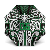 Custom Aotearoa Ngai Tahu Umbrella Maori Tribal Pattern Mix Poutama
