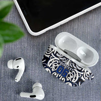 Custom Aotearoa Ngati Tuwharetoa AirPods Case Maori Tribal Pattern Mix Poutama LT05 - Polynesian Pride