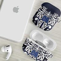 Custom Aotearoa Ngati Tuwharetoa AirPods Case Maori Tribal Pattern Mix Poutama LT05 - Polynesian Pride
