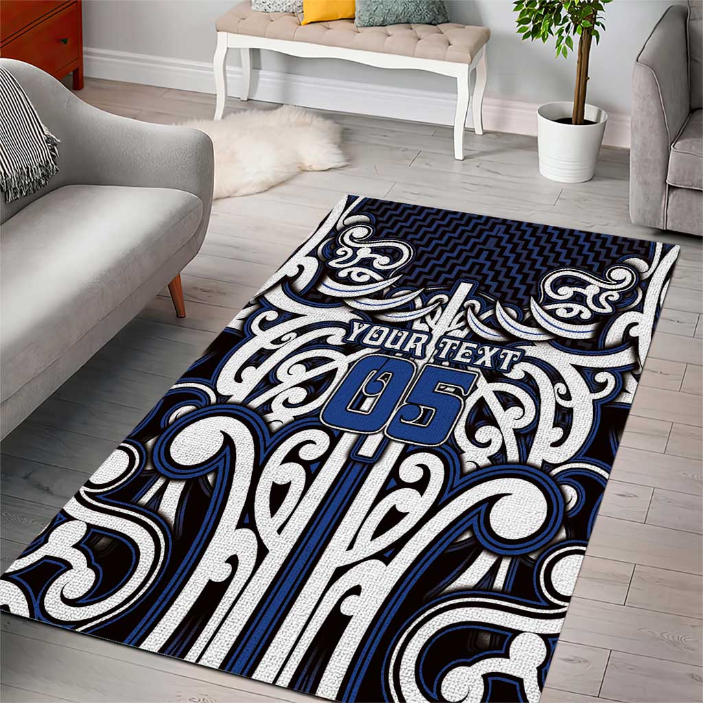 Custom Aotearoa Ngati Tuwharetoa Area Rug Maori Tribal Pattern Mix Poutama LT05 - Polynesian Pride