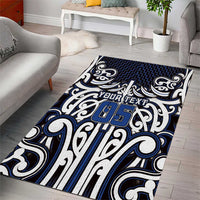 Custom Aotearoa Ngati Tuwharetoa Area Rug Maori Tribal Pattern Mix Poutama LT05 - Polynesian Pride