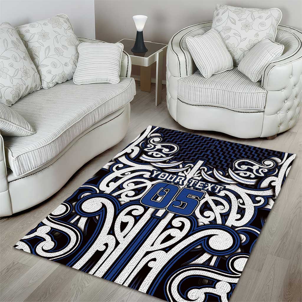 Custom Aotearoa Ngati Tuwharetoa Area Rug Maori Tribal Pattern Mix Poutama LT05 - Polynesian Pride