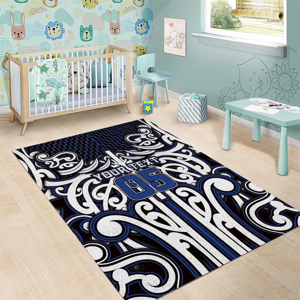 Custom Aotearoa Ngati Tuwharetoa Area Rug Maori Tribal Pattern Mix Poutama LT05 - Polynesian Pride