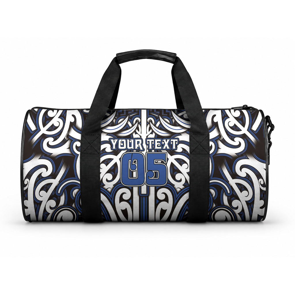 Custom Aotearoa Ngati Tuwharetoa Duffle Bag Maori Tribal Pattern Mix Poutama