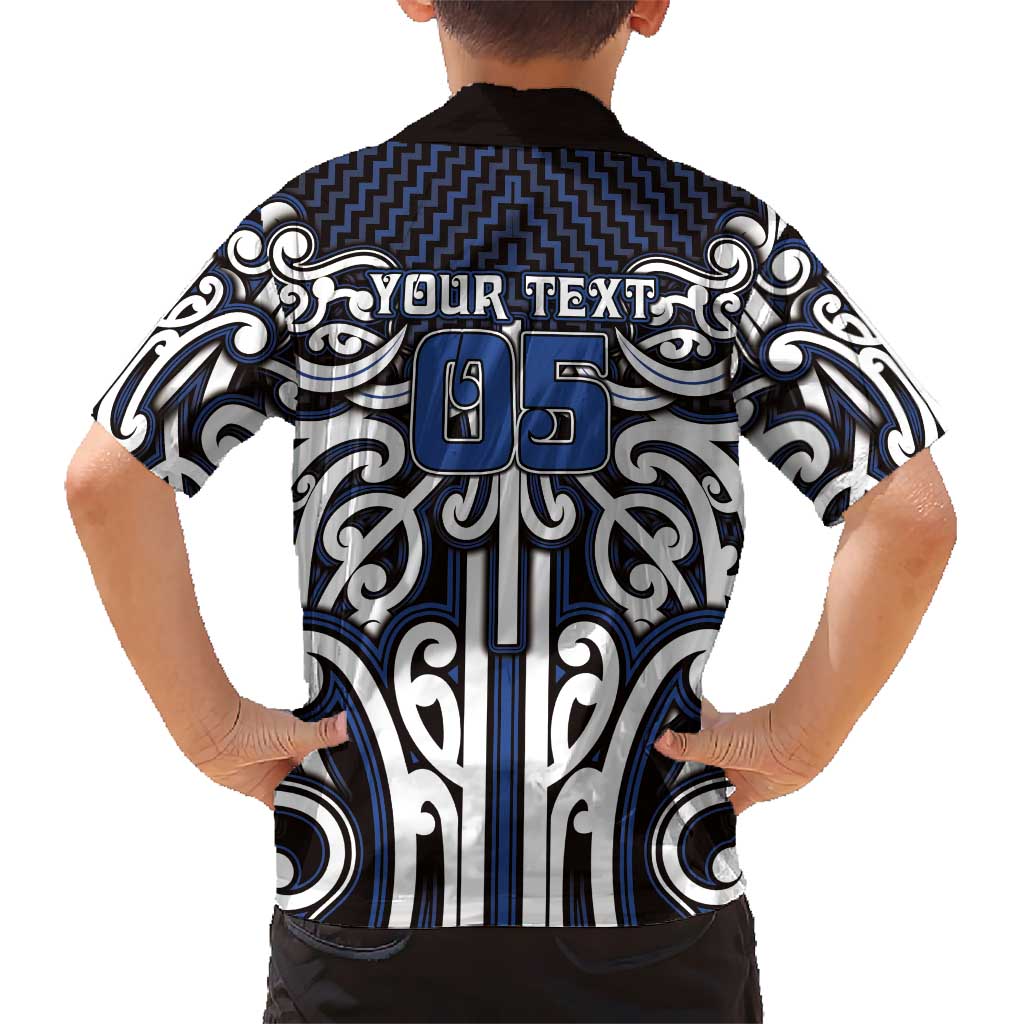 Custom Aotearoa Ngati Tuwharetoa Family Matching Long Sleeve Bodycon Dress and Hawaiian Shirt Maori Tribal Pattern Mix Poutama