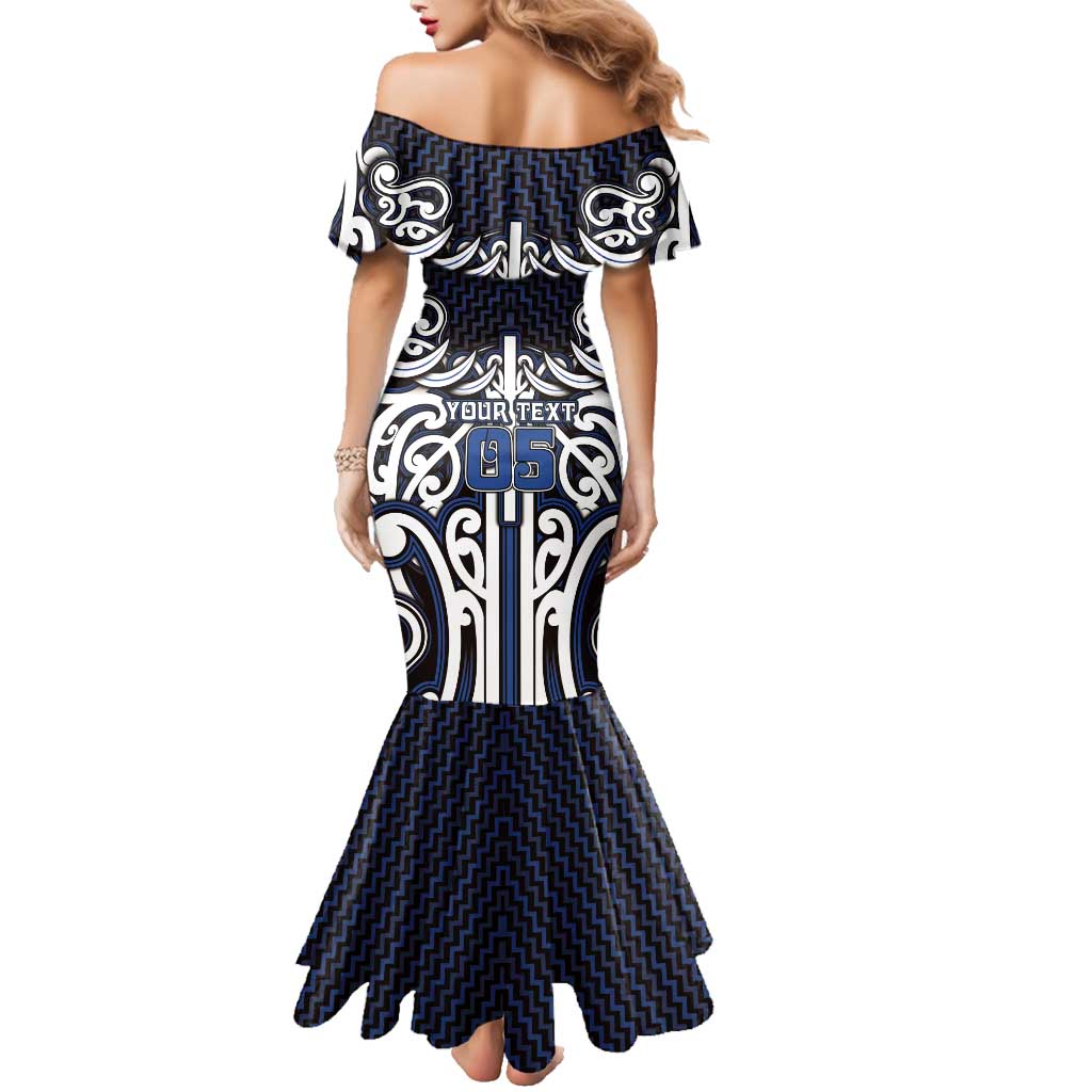 Custom Aotearoa Ngati Tuwharetoa Family Matching Mermaid Dress and Hawaiian Shirt Maori Tribal Pattern Mix Poutama