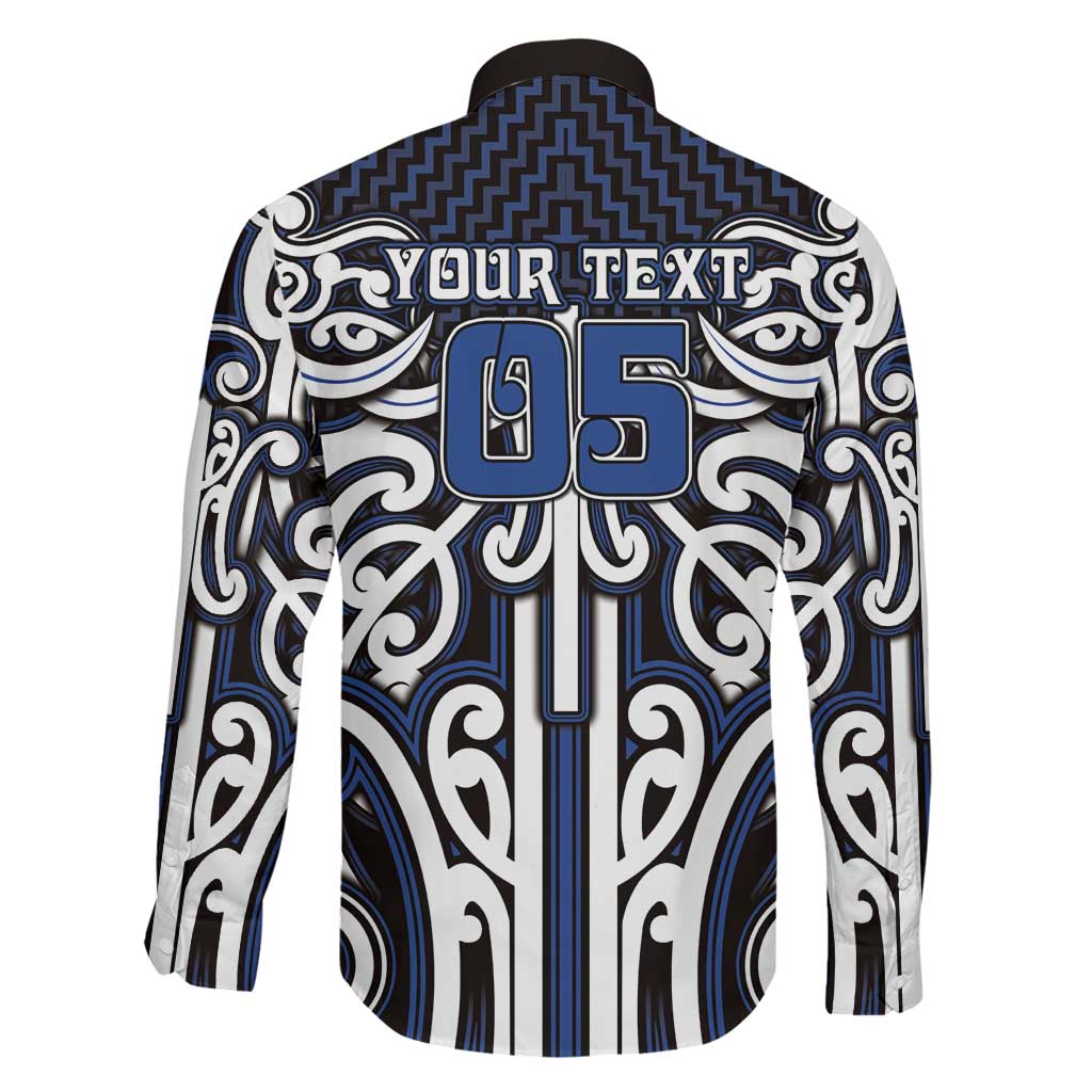 Custom Aotearoa Ngati Tuwharetoa Family Matching Off The Shoulder Long Sleeve Dress and Hawaiian Shirt Maori Tribal Pattern Mix Poutama